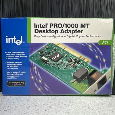 Intel PRO/1000MT PRO1000MT PRO 1000 MT PCI Desktop Network Adapter Sealed New