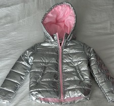 Body Glove Kids Silver and Pink Hooded Jacket Sz 6