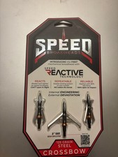 Speed Broadheads Crossbow Broadheads 125 gr. Steel 3 pk.