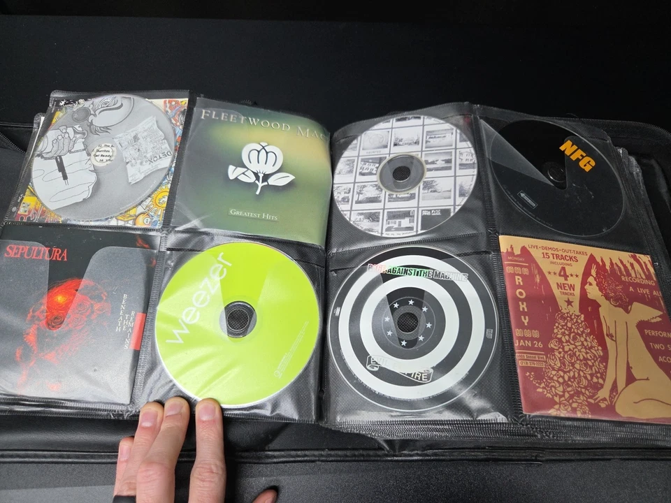 Cd Binder 130+ Cds! Rock/Grunge/Metal/Rap/Punk RARE TITLES Good Cond 90s Vintage - Image 4 of 4