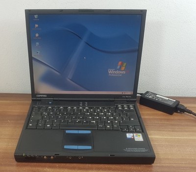 Compaq EVO Intel 1,8GHz 512MB 30GB Radeon 7500 DVD RS232 USB LPT Win XP Pro