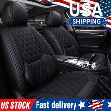 Leather Car Seat Covers Full Set Cushion For Dodge Ram 1500 2009-2023 2500 3500
