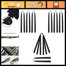 10pcs Powerful Slingshot Replacement Rubber Bands - Black 0.8mm Elastic Bungee