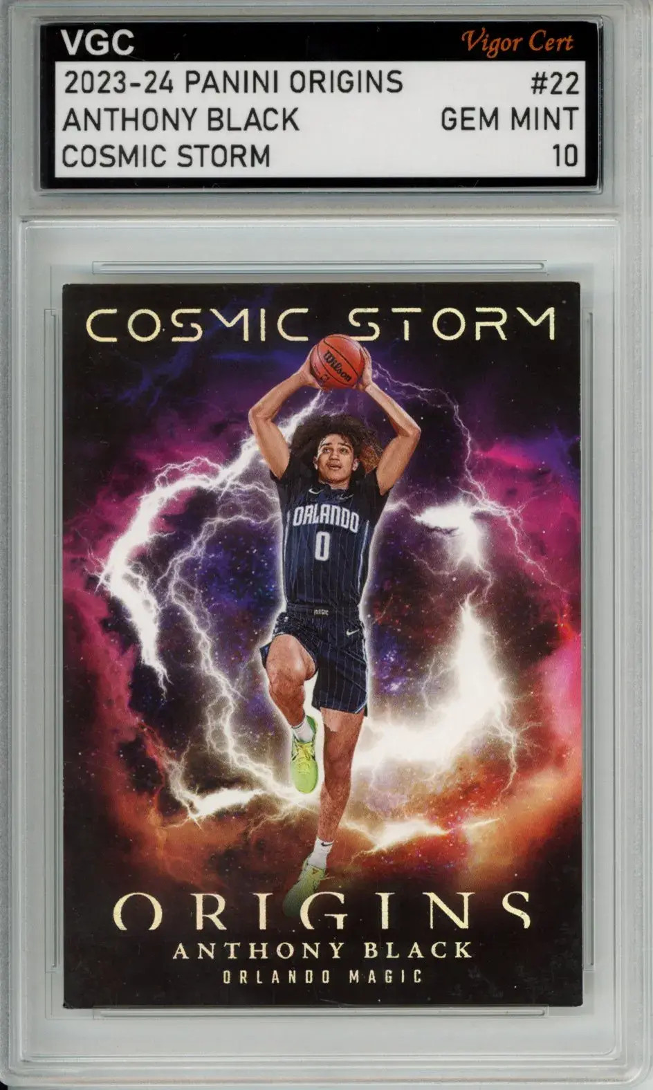 2023-24 PANINI ORIGINS COSMIC STORM #22 ANTHONY BLACK VGC GEM MINT 10 J83