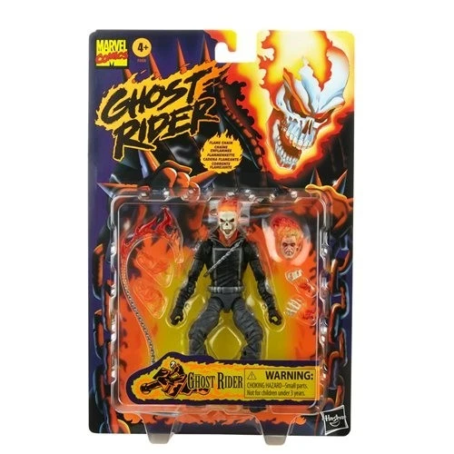 Hasbro Marvel Legends Retro Collection Ghost Rider Action Figure In Hand