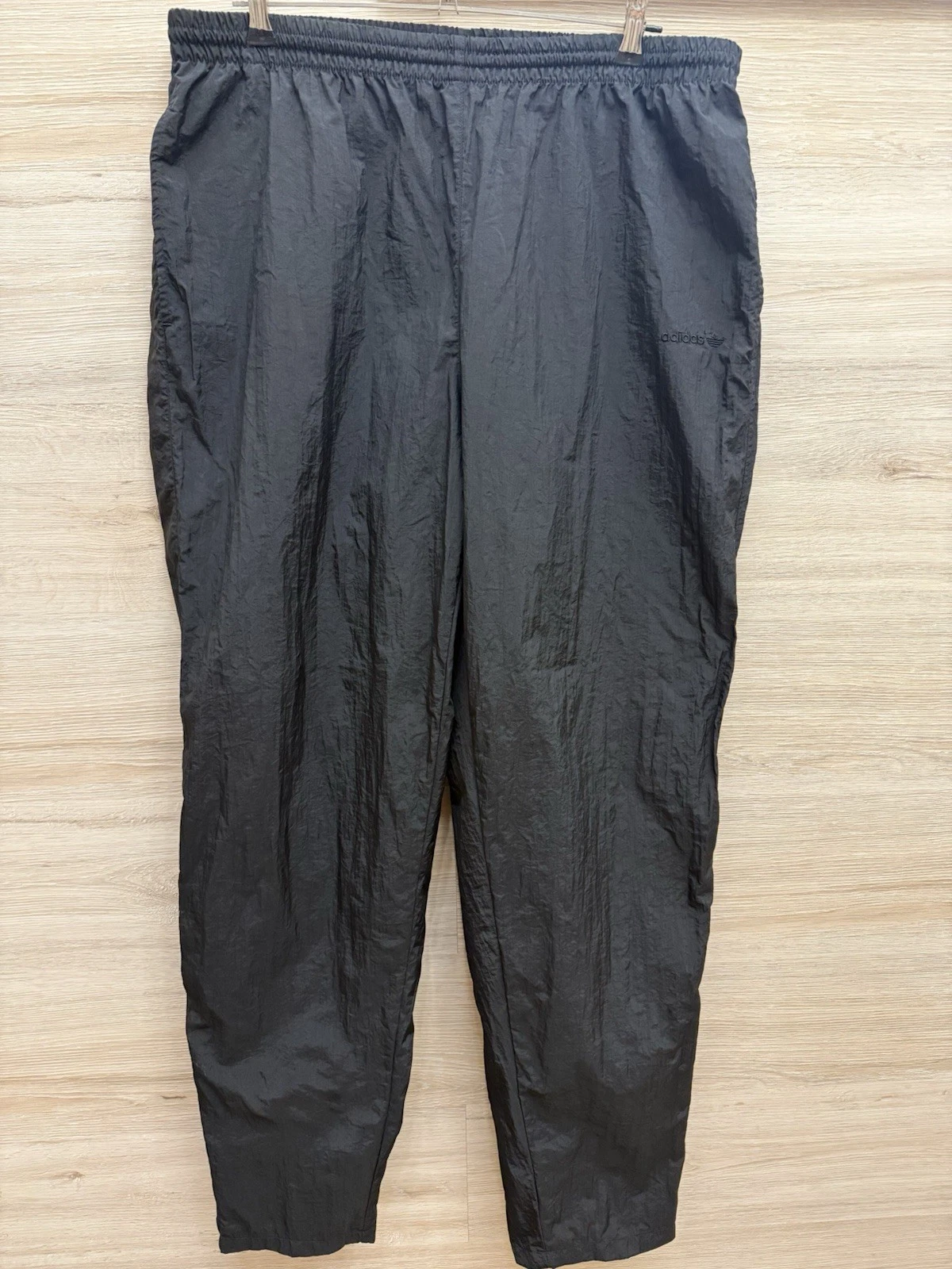 Vintage Adidas Nylon Track Pants Lightweight Windbreaker Pants Mens Size XL