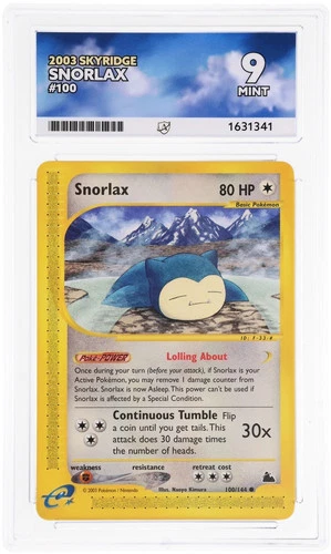 ACE 9 Snorlax 100/144 2003 Skyridge Pokemon Mint