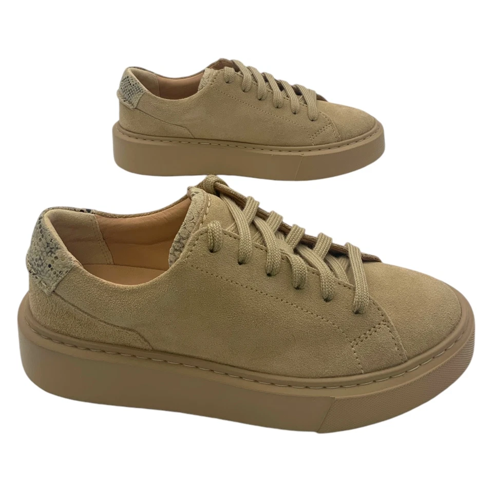 Zapatilla deportiva Clarks Hero Lite de encaje color topo para mujer EE. UU. 7M Foto 2 de 4