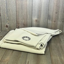 NICETOWN Thermal Insulated Kitchen Curtains, Beige, 2 Panels, 42"x63"