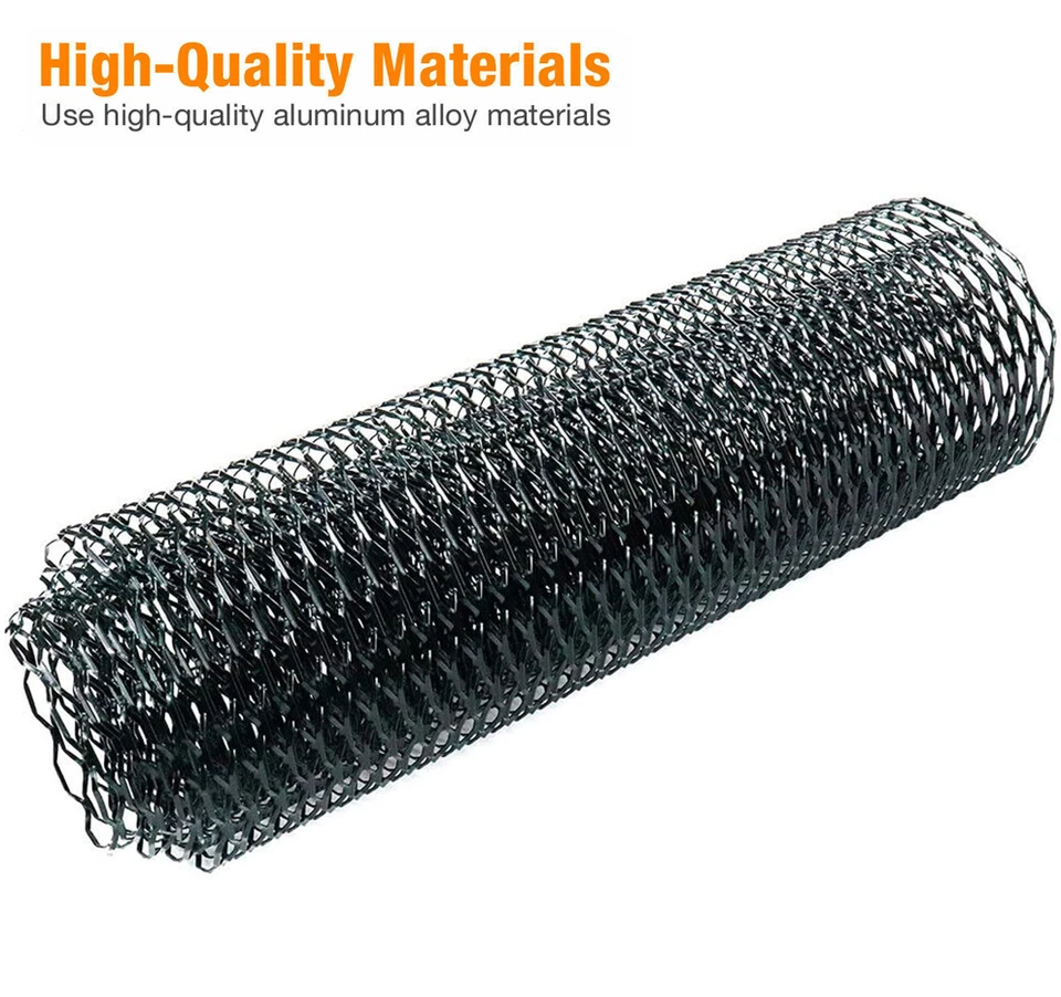 40 x13'' Universal Mesh Grill Cover Car Front Bumper Fender Hood Vent Grille Net Foto 3 de 4