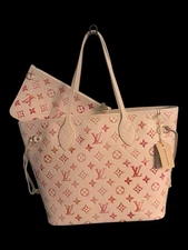 Louis Vuitton Empreinte Monogram Neverfull MM in Sunrise Aquarelle Pouchete NWT