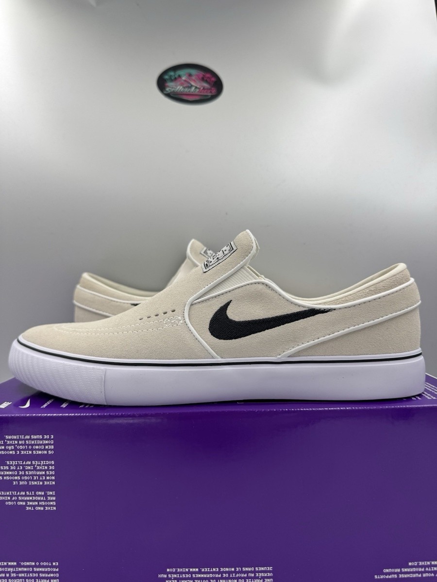 Nike Sb Janoski+ Slip On Shoes Summit White Blue FN5893-101 Size 6.5 Men / 8W Nike SB Janoski+ Slip Summit White/Hyper Royal/Summit White  main image 3