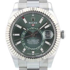 Rolex Sky Dweller 336934 42 mm Mint Green Dial Steel Oyster 2023 Box & Papers