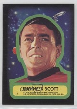 1976 Topps Star Trek Stickers Scotty Engineer Scott #5 d8k