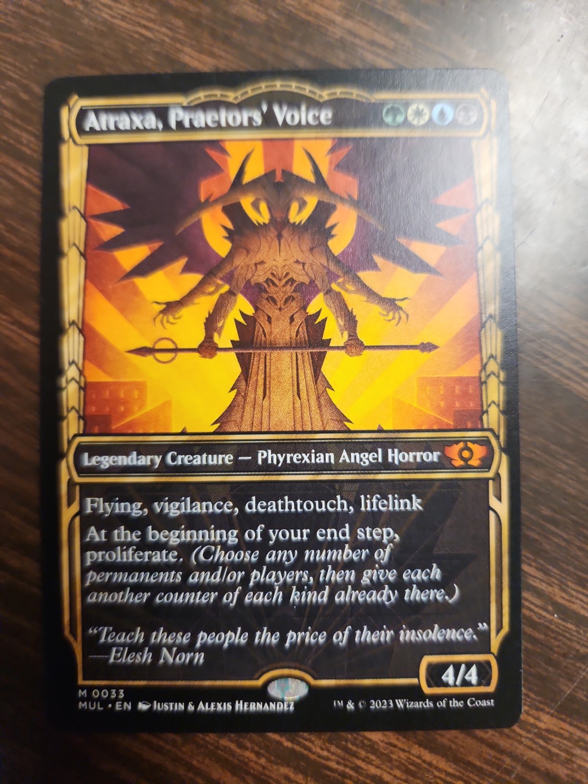 Atraxa, Praetors' Voice March of the Machine: Multiverse Legends Regular