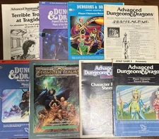 Vintage TSR Classic Dungeons And Dragons Lot D&D AD&D 80s Character Sheets