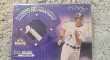 2001 Donruss Studio - Diamond Collection Todd Helton #DC-19 Cut /75 (MEM)