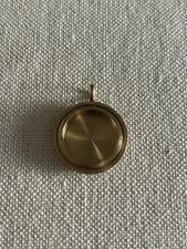 Origami Owl LK4012 Medium Solid Gold Twist "BASE ONLY" for Locket "New"