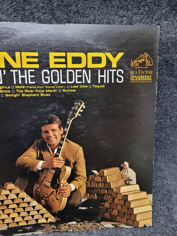 Vintage Duane Eddy Vinyl Twangin' The Golden Hits RCA Victor Dynagroove LP 1965 - Imagem 3 de 4