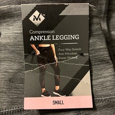 Member's Mark Women's Mesh Detail Hi Rise Compression Ankle Legging w/ Pockets S