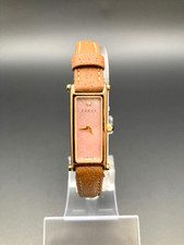 [N Mint] GUCCI 1500L Gold Pink 1P Diamond Ladies Vintage Watch Quartz Japan