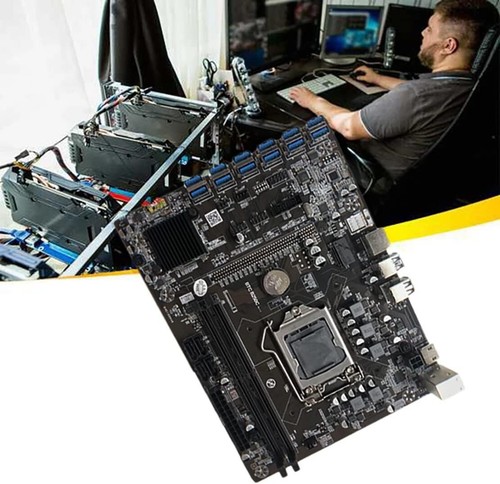 B250C BTC Motherboard Mining 12 USB3.0 PCI-E Slot Grafico LGA1151 DDR4, SATA 3.0 - Imagen 9 de 11