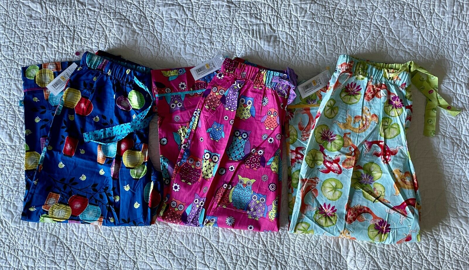 Nick and Nora Set Brand Cheap Sale Venue of 3 Womens Capri Si Outlet sale feature Bottoms PJ Pajama Pants