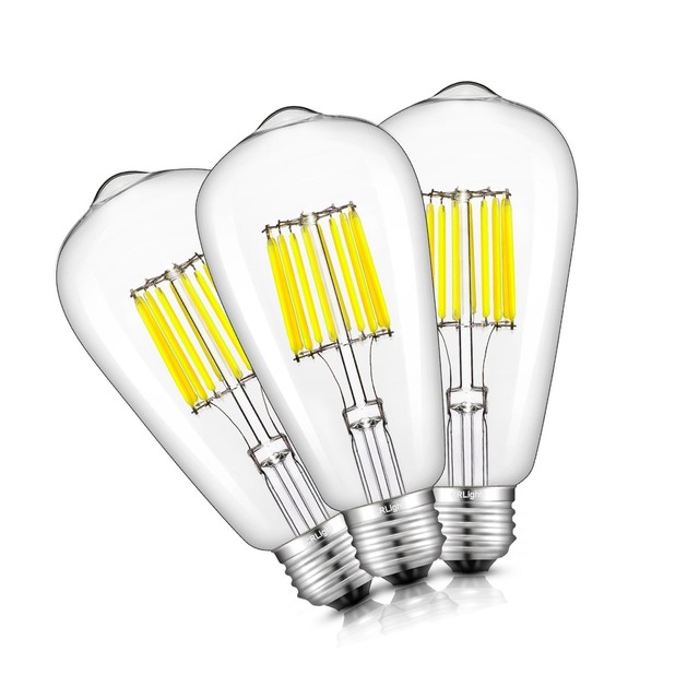 CRLight 5000K LED Edison Bulb 10W Daylight White 1000LM, 100W Incandescent Eq... eBay