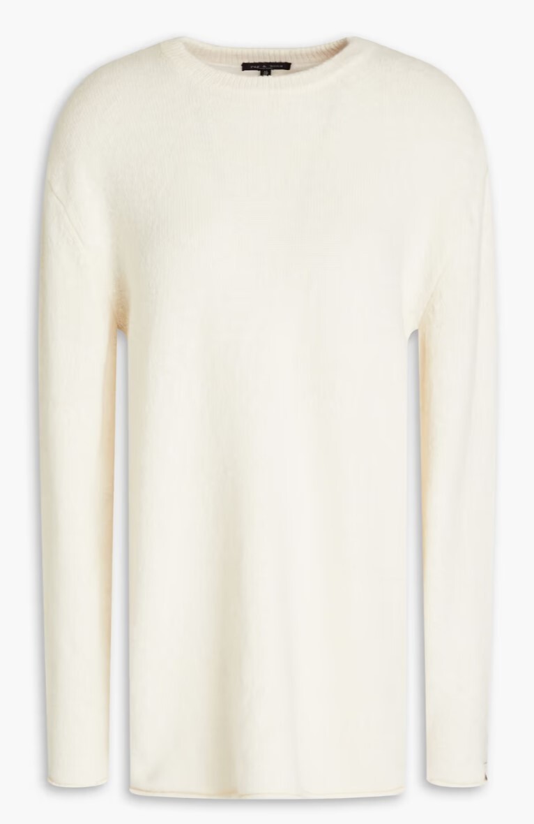 RAG & BONE Elsa knitted sweater, Ivory, Women XXS, UK4, RRP £330 image 6