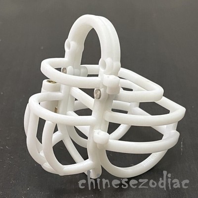 Resin Male Chastity Device Integrated Cage for Men Plastic Locking Belt