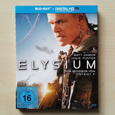Elysium Blu-Ray Film in OVP Box (Disc in Top Zustand)