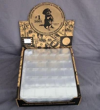 (10) 30 Pocket Binder Pages for 1.5 x 1.5 Coin Holder Flips Heavy Duty Vinyl