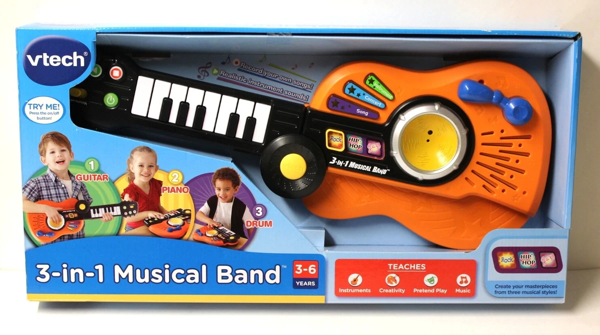 Instrument musique bébé : guitare, piano, batterie enfant - VTech