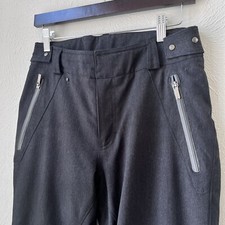 SPYDER Ski Pants Womens Size 6 Insulated Snow Spylon Inseam 31  Charcoal Gray