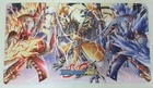 Future Card Buddyfight Legend Dragon Magma Freez Horus Voltic Ra Rubber Playmat