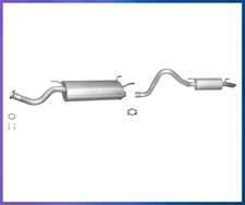 Auspuffanlage für Toyota Land Cruiser 100 2.4 TD 150KW Auspuff Dichtung Schelle