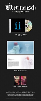 K-POP G-Dragon 3rd Album Übermensch JEWEL Ver. CD+24p P.Book+2p