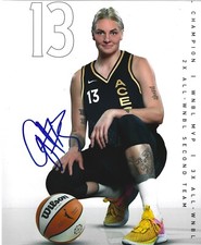 CAYLA GEORGE Signed 8.5 x 11 Photo Signed REPRINT Basketball WNBA Las Vegas ACES