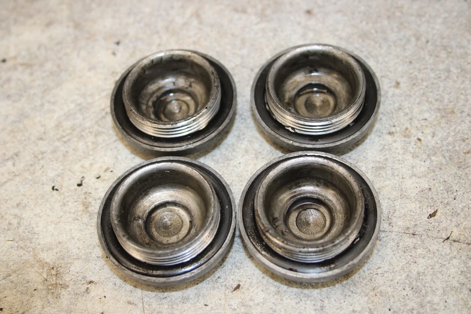 1973 Honda CB350G VALVE TAPPET ADJUSTER INSPECTION CAPS Twin W14-0751.ZE - Image 4 of 4