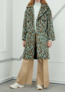 kenzo leopard coat