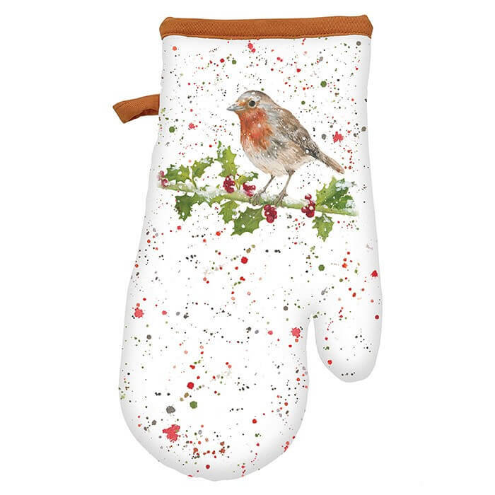 Ronan Robin Oven Glove, Bree Merryn, Christmas, Kitchen Accessories BRE0351