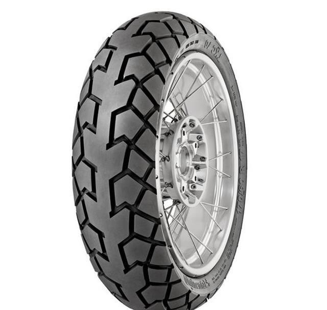 Pneu moto Continental TKC70 180/55 ZR17 évite les glisses sur sol mouillé