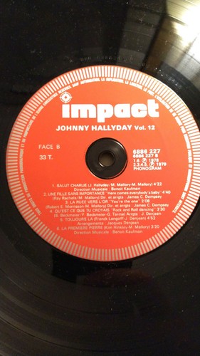 Johnny Hallyday- Vol. 10, Vol. 11, Vol. 12, 3-disk vinyl set, unusual collection - Picture 10 of 10
