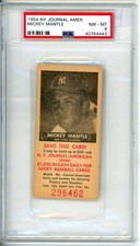 1954 NY Journal American Mickey Mantle PSA 8 POP 16 Super tough!! 11088