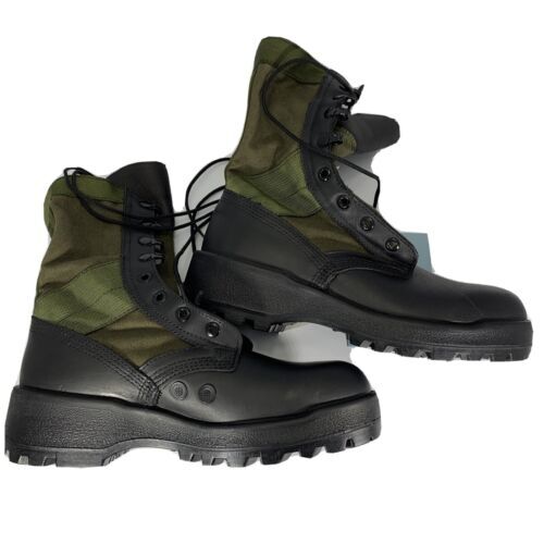 WELLCO USA Safety Flight Deck Boots Navy:1003 Black Size 5.5 R