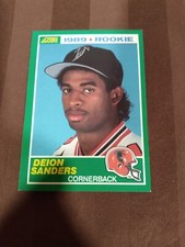  1989 Score DEION SANDERS #246 Rookie Card. rookie card picture