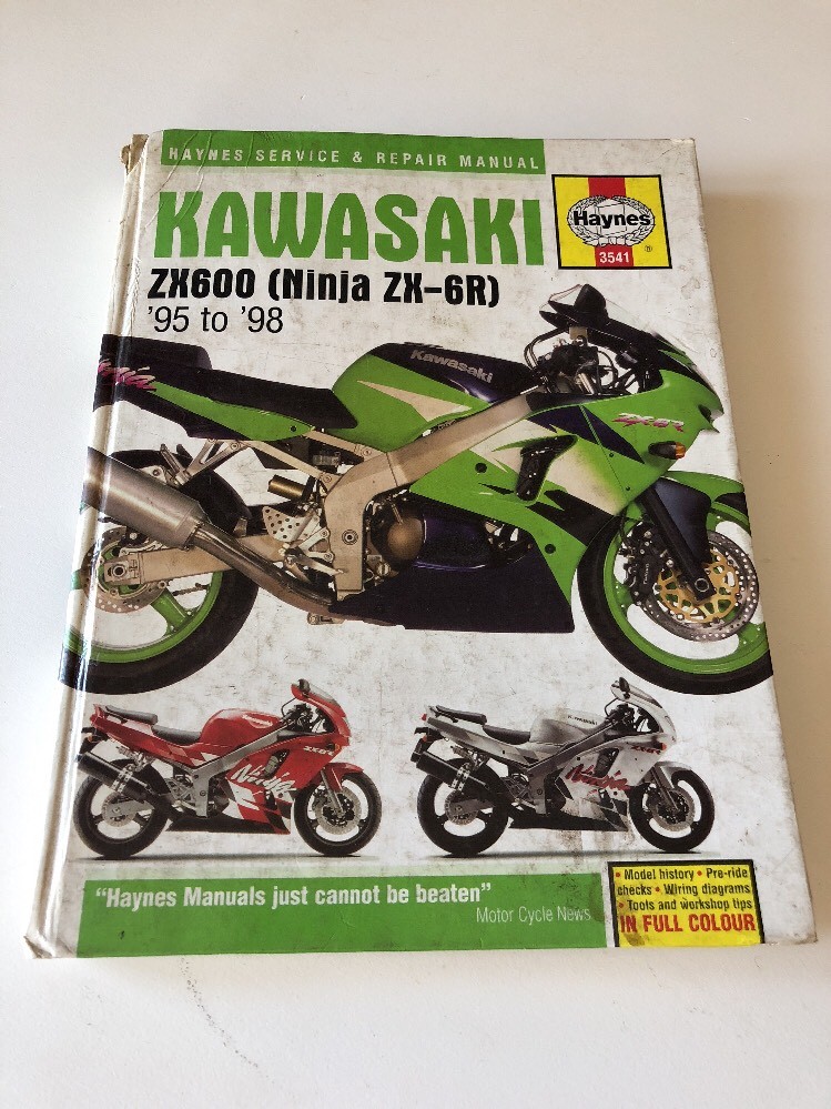 ネイティブイングリッシュ Haynes Repair Manual M3541 Kawasaki ZX600/636 ZX-6R 1995