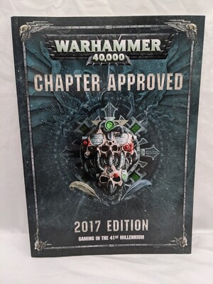 Warhammer 40K Chapter Approved 2017 Edition Book