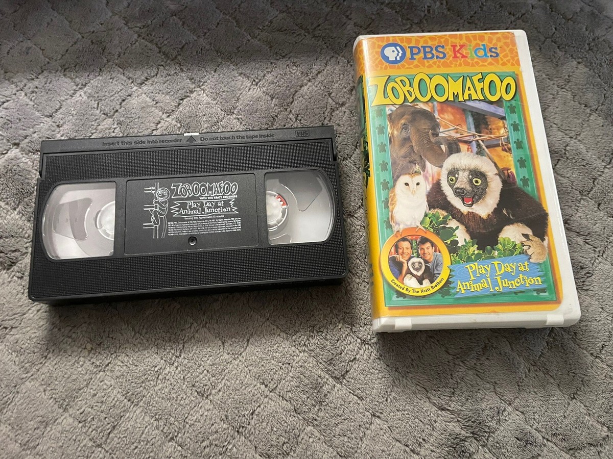 Wild Kratts Zoboomafoo Play Day At Animal Junction VHS 2000 PBS