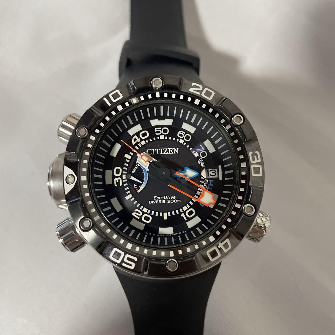Citizen Promaster J250-S092183 Aqua land Eco-Drive Black Slv Citizen Promaster J250-S092183 Aqua land Eco-Drive Black Slv